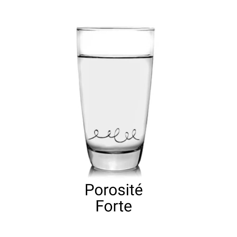 Cheveux à forte porosité